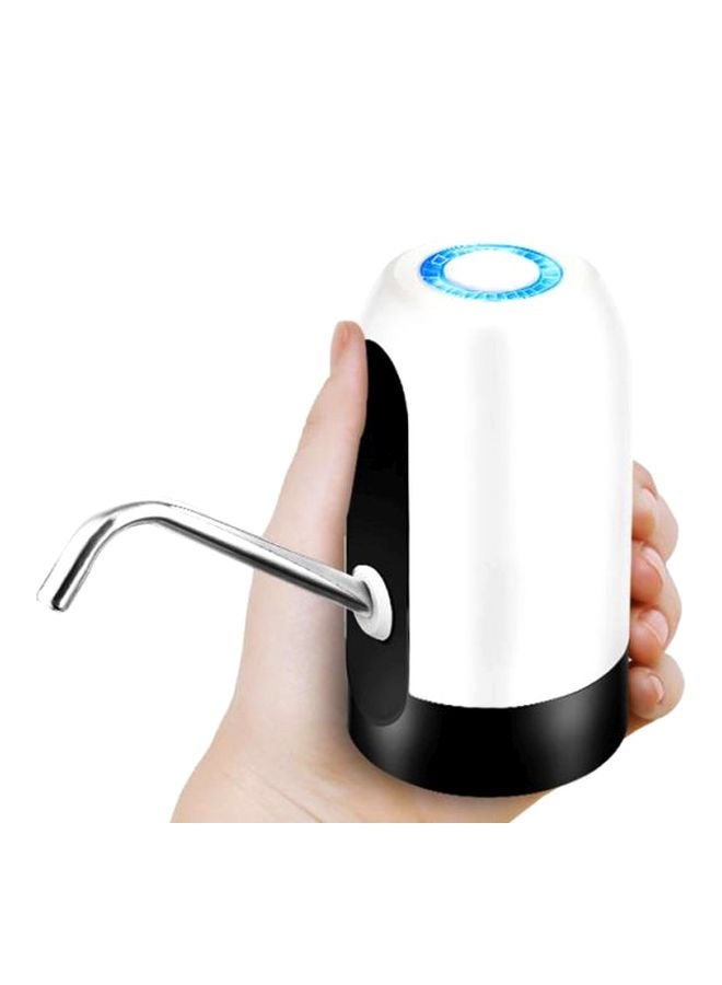 Rechargeable Bottled Water Pump Dispenser White/Black 13x7.5cm - Image 2