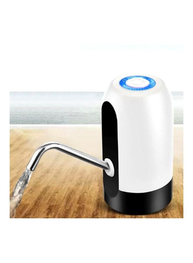 Rechargeable Bottled Water Pump Dispenser White/Black 13x7.5cm - Image 3
