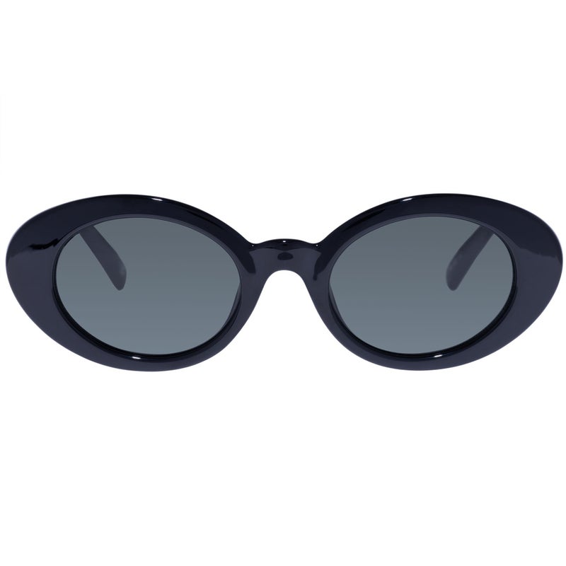 Le Specs Nouveau Vie Sunglasses - Black, Oval, Oval, Women's, Chic and Versatile Style - Image 2