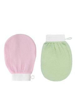 Generic 2 Piece Korean Exfoliating Body Glove For Cleaning The Skin Korean Loofah  - Image 1