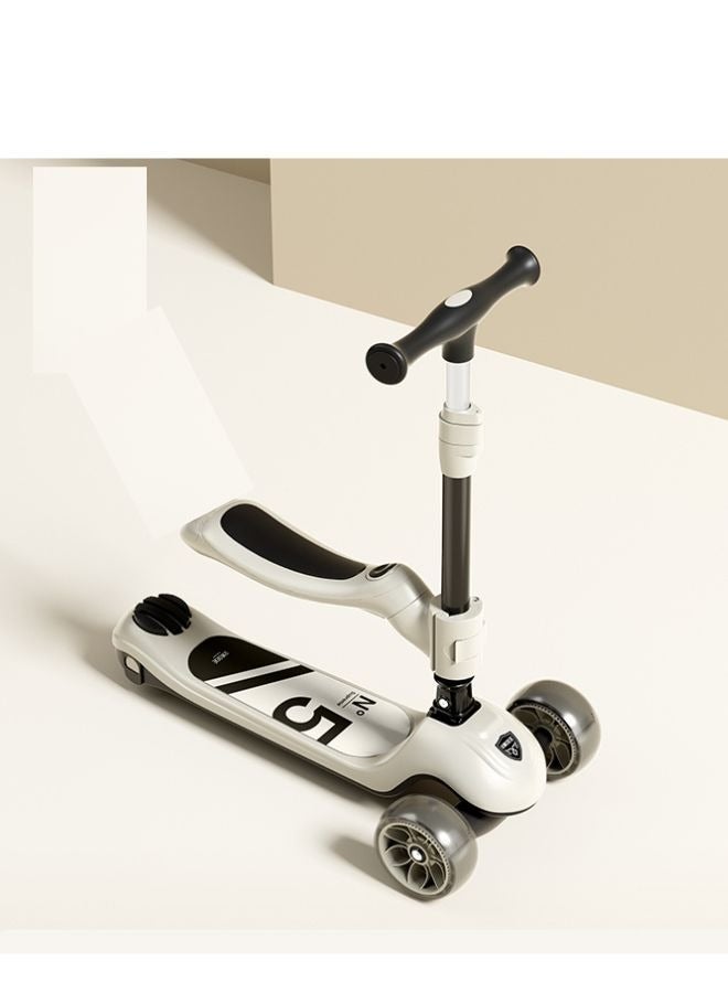 BEIE Extreme Kids Scooter 3-Wheel Kids Scooter with Foldable Seat Best Gift for Boys Girls Ages - Image 1