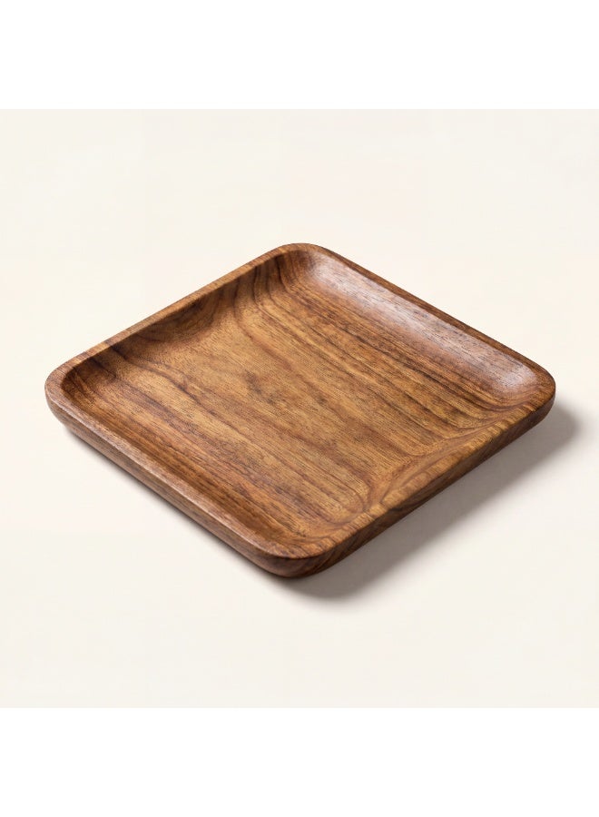 Rose Wood National Natural Sissoo Wood Square Serving Tray - Image 3