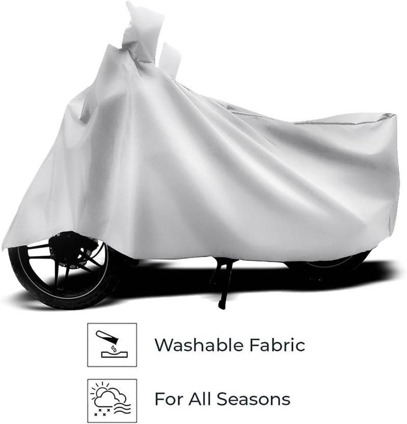 Autofy Universal Bike Cover UV Protection & Dustproof Bike Body Cover for Two Wheeler Bike Scooter Scooty Activa with Carry Bag - Image 4