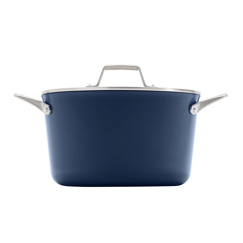 Calphalon Premier Ceramic Nonstick 7Qt Dutch Oven with Lid Midnight Blue