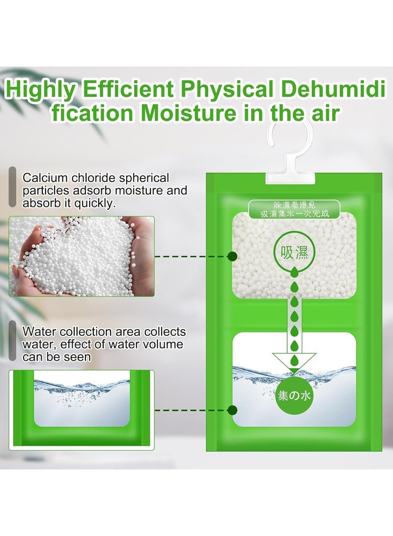 24Pcs Moisture Absorber, Moistureproof Desiccant Hanging Moisture Absorbers Bag, Dehumidifier Bag Damprid Hang Bags for Closet, Safe, Cars, Wardrobes, Basement  - Image 3