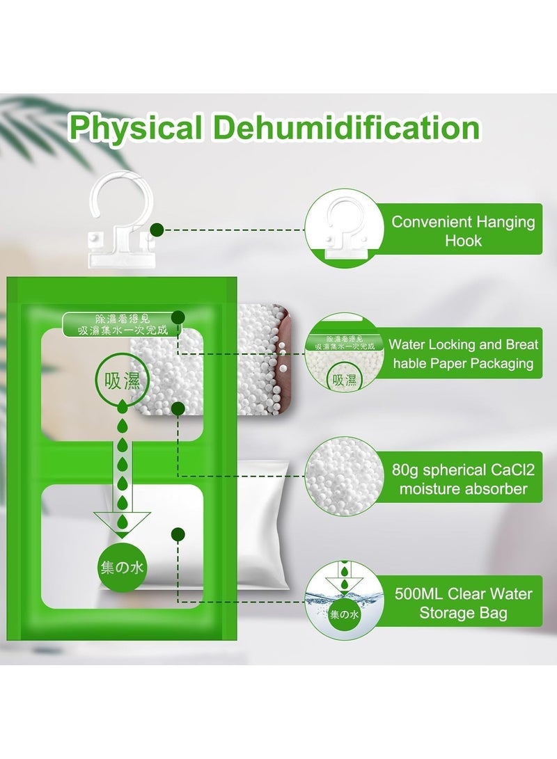 24Pcs Moisture Absorber, Moistureproof Desiccant Hanging Moisture Absorbers Bag, Dehumidifier Bag Damprid Hang Bags for Closet, Safe, Cars, Wardrobes, Basement  - Image 4