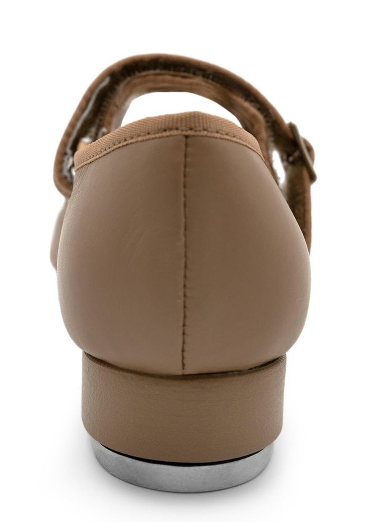 Capezio حذاء كابيزيو للبنات 3800 ماري جين للرقص، كراميل، 13 M US للأطفال الصغار - Image 5