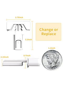 KASTWAVE 2 Pack Refrigerator Fridge Freezer Door Lock for Kids and Aging Seals, Baby Proofing Cabinets, Cabinet Locks for Baby, Child Proof Refrigerator Latch Lock to Keep Door Closed, No Tools Required, White  - Image 5