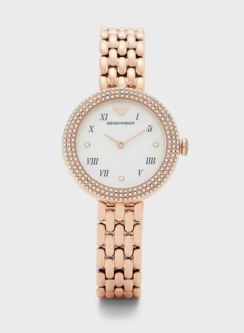 EMPORIO ARMANI Steel Strap Analog Watch
