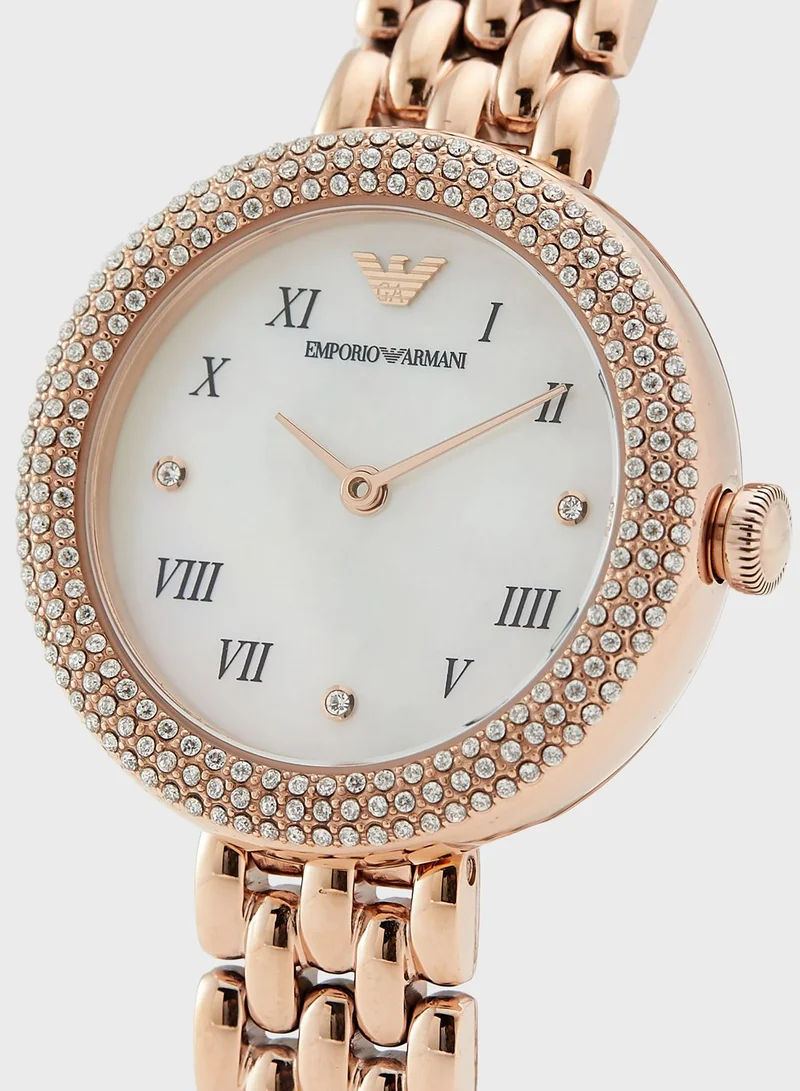 EMPORIO ARMANI Steel Strap Analog Watch