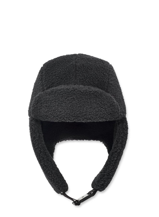 UGG Men's UGGFluff Trapper Hat, Black, s/m - Image 1