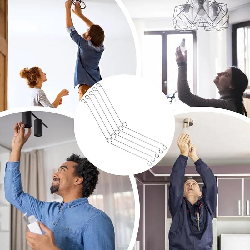 Downlight Spring Clips 40 Pack Metal Housing For Recessed Ceiling Lights - Image 3