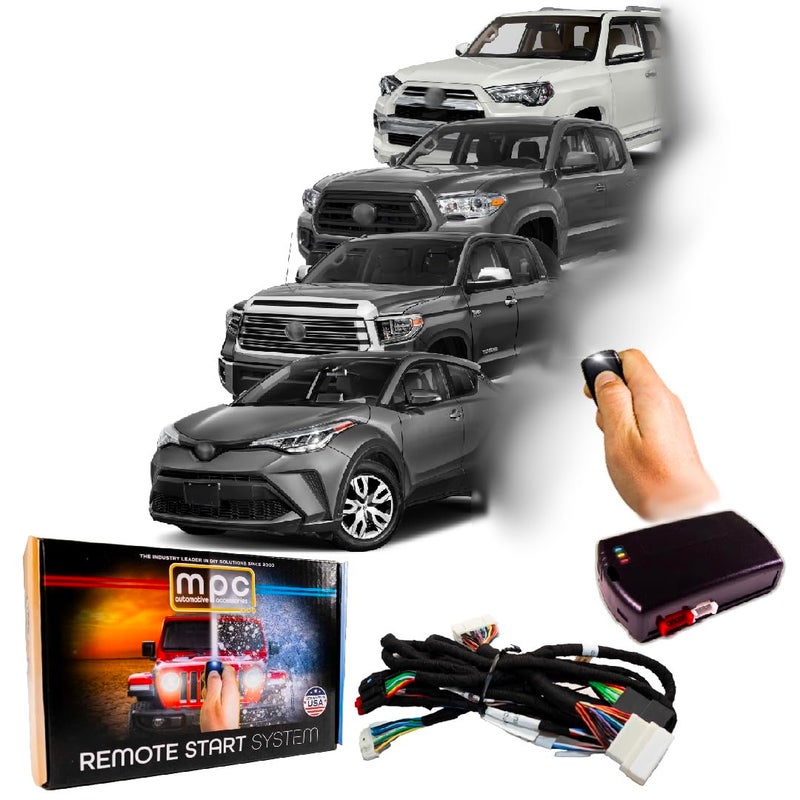 MPC Remote Start Kit Compatible with Toyota CHR 20202022 4Runner Tacoma Tundra 2020 THarness for Easy Install Push Lock 3X to Start Push to Start