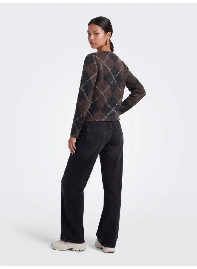 Only Onlnoeme  Crew Neck Cardigan