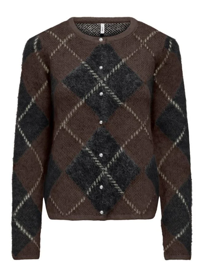 Only  Onlnoeme  Crew Neck Cardigan for Women | Best Price UAE