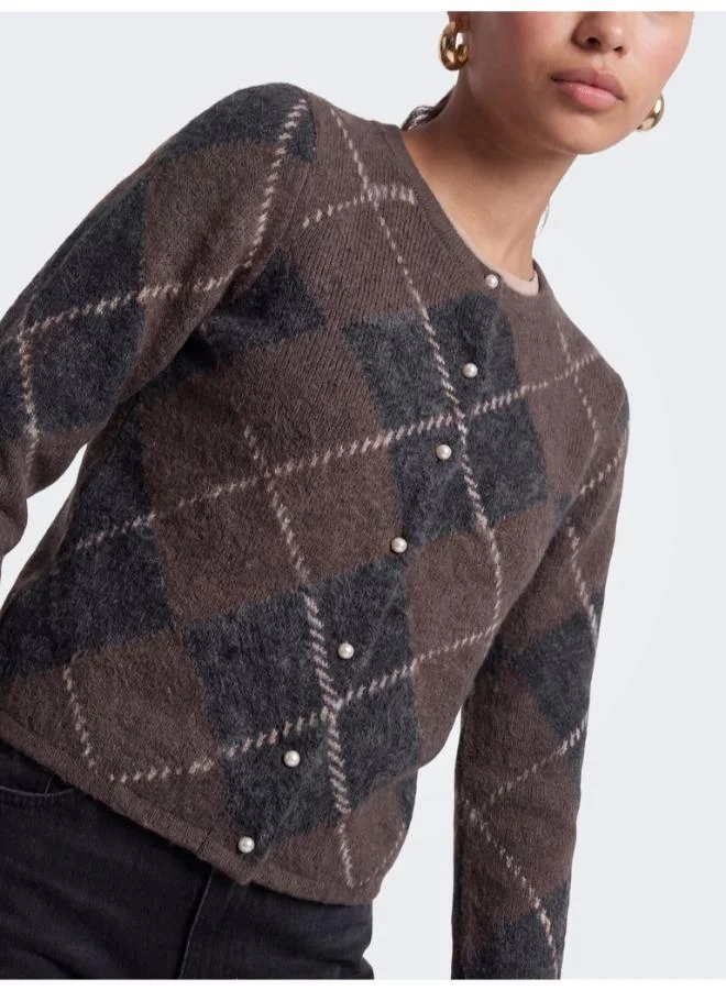 Only  Onlnoeme  Crew Neck Cardigan for Women | Best Price UAE