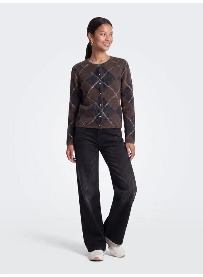 Only  Onlnoeme  Crew Neck Cardigan for Women | Best Price UAE