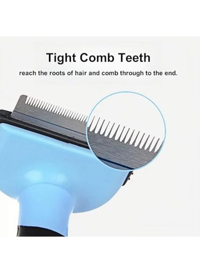 Pet Hair Shedding Brush for Cats – Professional Grooming Tool That Reduces Shedding by up to 95% – Deshedding Comb for Small and Medium Cats with Short or Long Hair – Soft Brush for Detangling, Cleaning, and Daily Fur Care - Image 3