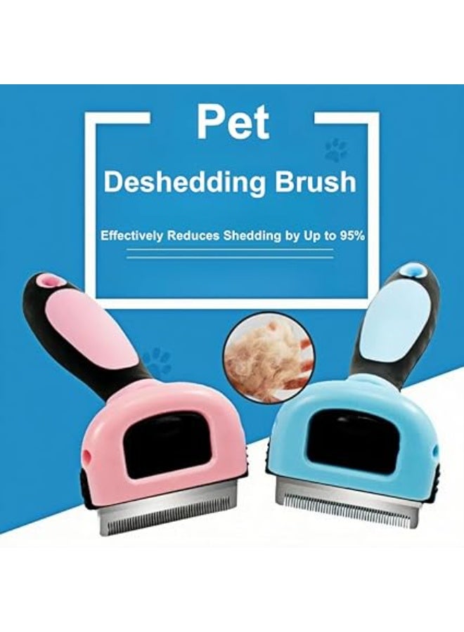 Pet Hair Shedding Brush for Cats – Professional Grooming Tool That Reduces Shedding by up to 95% – Deshedding Comb for Small and Medium Cats with Short or Long Hair – Soft Brush for Detangling, Cleaning, and Daily Fur Care - Image 4