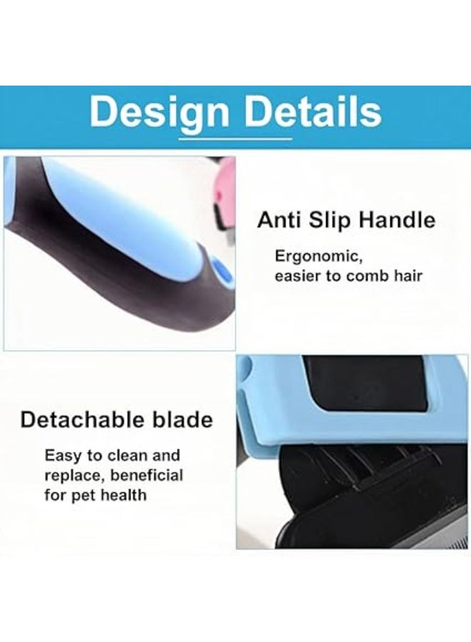 Pet Hair Shedding Brush for Cats – Professional Grooming Tool That Reduces Shedding by up to 95% – Deshedding Comb for Small and Medium Cats with Short or Long Hair – Soft Brush for Detangling, Cleaning, and Daily Fur Care - Image 5