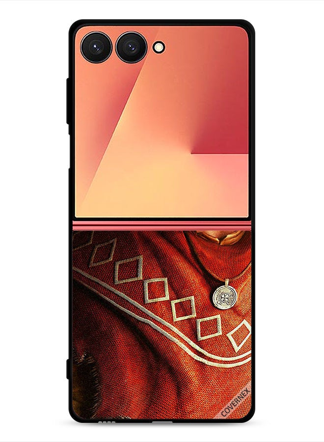 Covernex Samsung Galaxy Z Flip7 Protective Case Cover Stylish Hat Man - Image 1