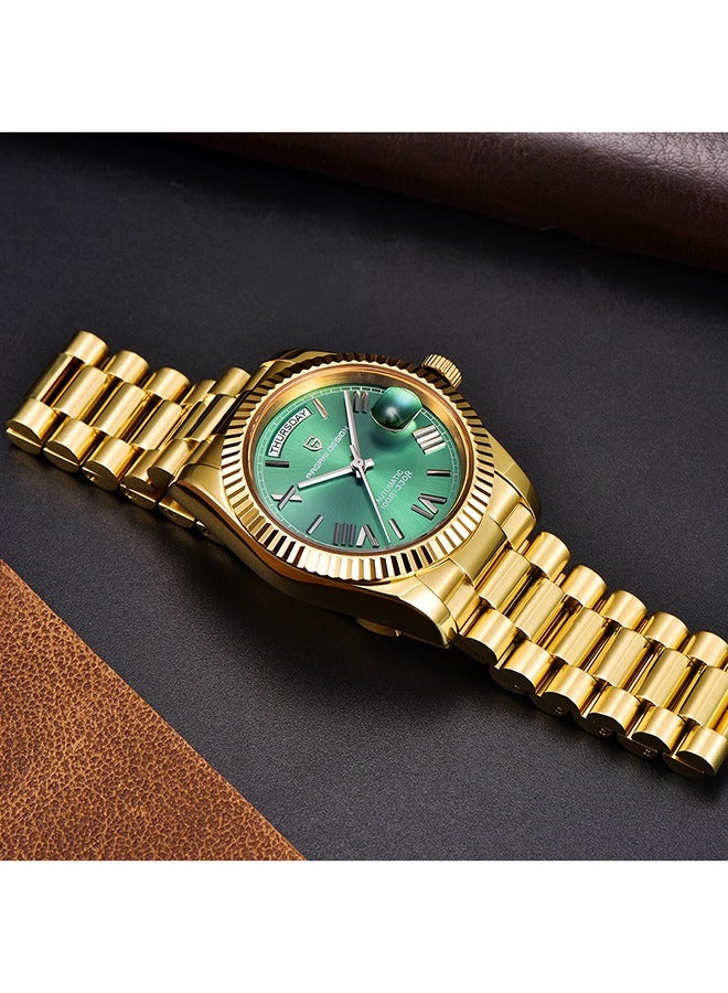 باغاني ديزاين ساعات رجالية فاخرة ، ساعة أوتوماتيكية 36 مللي متر ، زجاج ياقوتي ، ميكانيكية ، حركة 10 بار ، 16 - Image 5