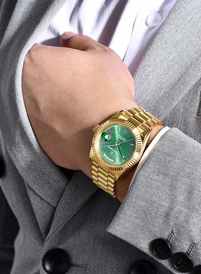 باغاني ديزاين ساعات رجالية فاخرة ، ساعة أوتوماتيكية 36 مللي متر ، زجاج ياقوتي ، ميكانيكية ، حركة 10 بار ، 16 - Image 2