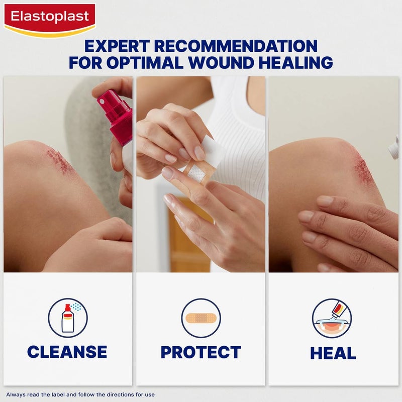 Elastoplast Water Resistant Plasters 40 Pieces Dirt and Water Resistant Strip Plasters Plasters Waterproof AllPurpose First Aid Plasters - Image 4
