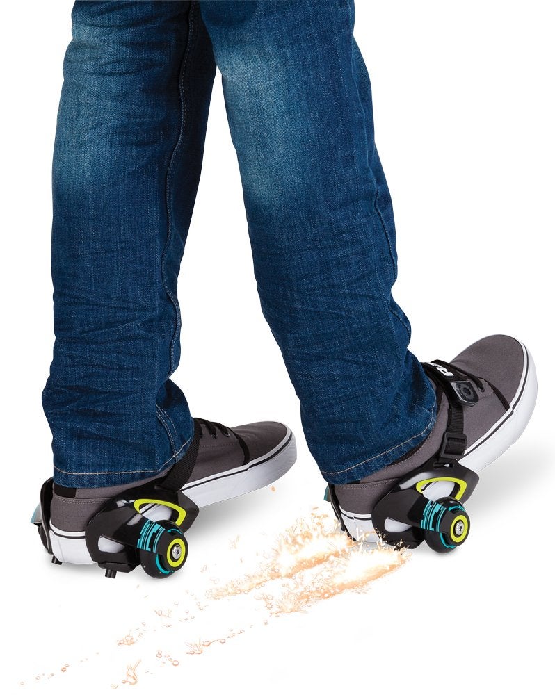 Razor Razor Heavy Duty Jetts Heel Wheels with Spark Pads, Skid Pads, and Hook and Loop Strap for Ages 6 or Older and Supports up to 176 pounds, Green  - Image 3