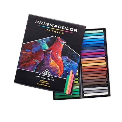 Prismacolor Premier Nupastel Firm Pastel Color Sticks, Adult Coloring, 48 Pack - Image 1
