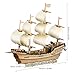 PRETYZOOM 3D Wooden Puzzle Sailboat Model Kit for Adults DIY Ming Dynasty Ship Handcrafted Wood Assembly Home Decor 1555 X 1350 X 393 Inches - Image 4