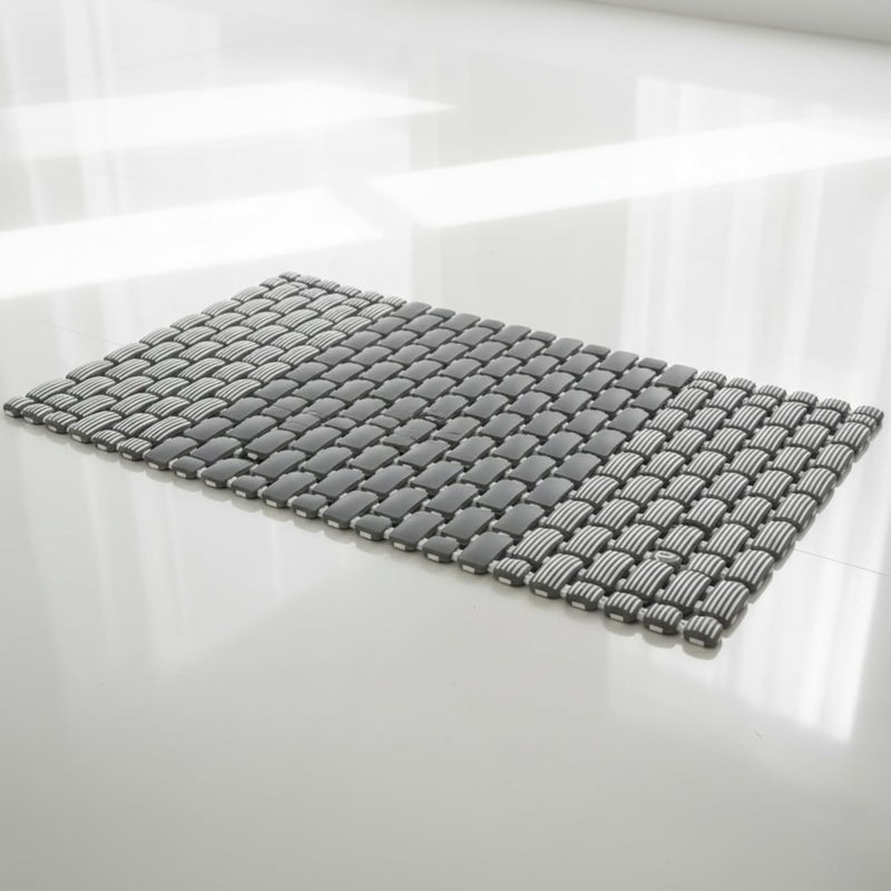 MS DIAMOND Anti Skid Bathroom Shower Mat, Non Slip Bathtub Floor Mat with Suction Cups (1, Multicolor) - Image 1