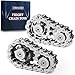 CHESLICR Fidget Spinner Toy for Adults Metal Figette Bike Chain Easter Basket Stuffer for Adult Men Pain Stim ADHD Teen Cool Gadgets Quiet Desk Offices Anxiety Relief Items Stress Tool Sensory BlackSilver - Image 2