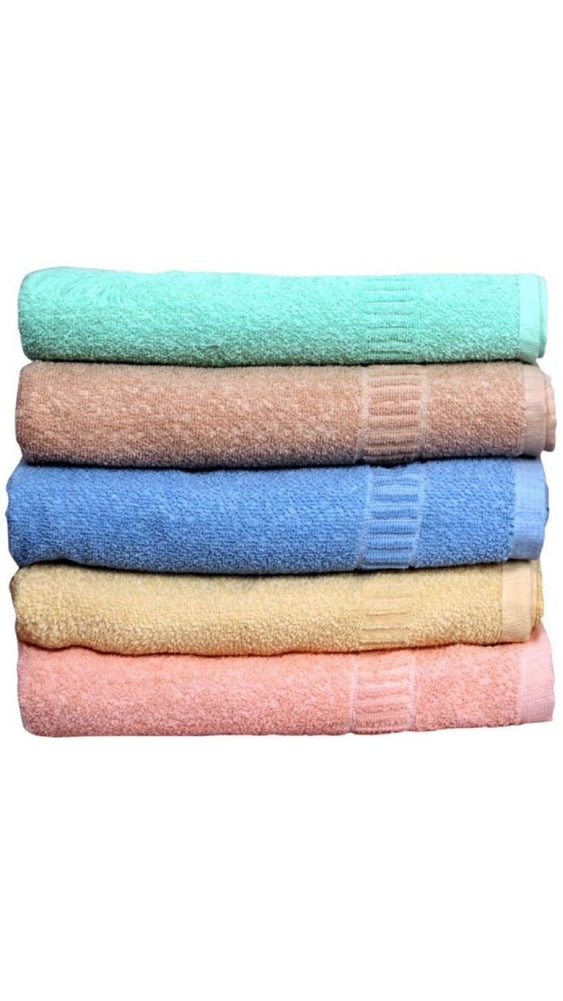 Lily Bath Towel (Pack Of 5 ) (Multi Colour) - Image 4