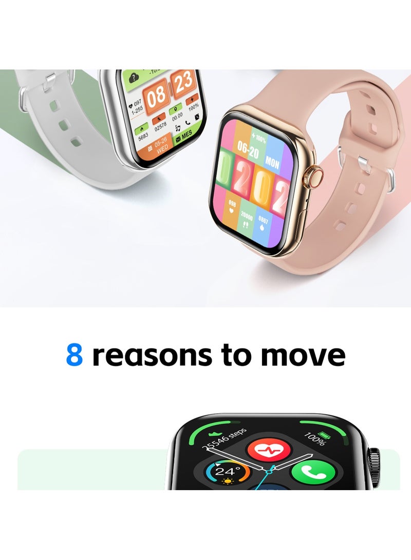General Smartwatch for Android iPhone [49mm], Bluetooth Calling, 120+ Sports Modes Fitness Tracker, Heart Rate/Health/Sleep Monitor, Steps Calorie Counter, Waterproof Smartwatch, Unisex  - Image 3