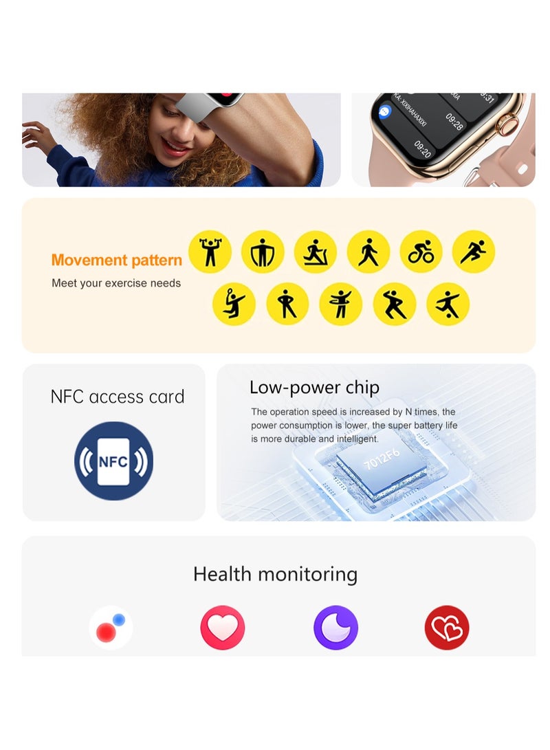 General Smartwatch for Android iPhone [49mm], Bluetooth Calling, 120+ Sports Modes Fitness Tracker, Heart Rate/Health/Sleep Monitor, Steps Calorie Counter, Waterproof Smartwatch, Unisex  - Image 5
