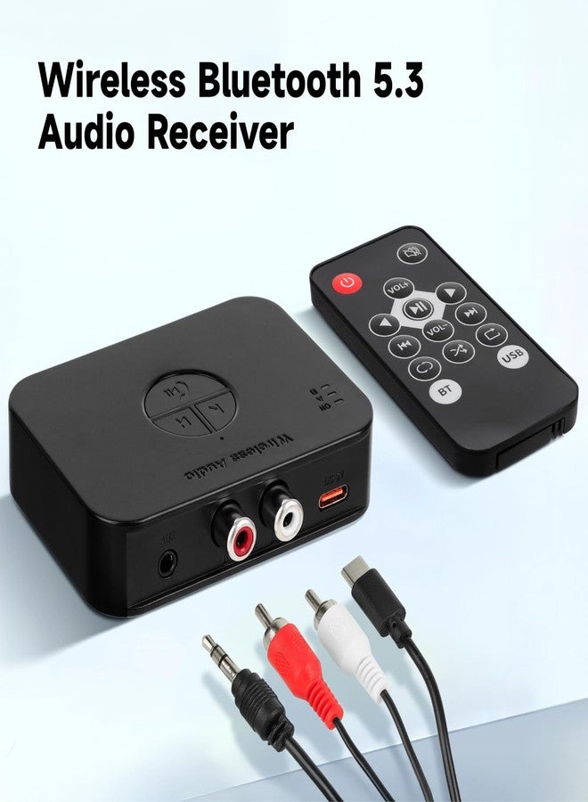 مستقبل صوت بلوتوث M2R 5.4 مع محول بلوتوث RCA 3.55 ملم، مناسب لاستقبال الصوت اللاسلكي الاستريو/ذاكرة فلاش USB/تقنية NFC، اتصال بلمسة واحدة لأنظمة الصوت المنزلية والسيارات. - Image 3