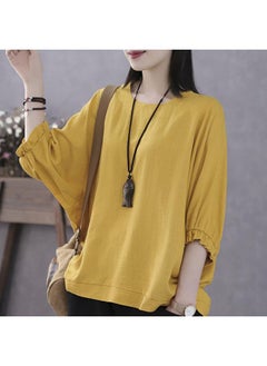Plus Large Size Women's Clothing Summer Short-sleeved Top For Chubby Girls