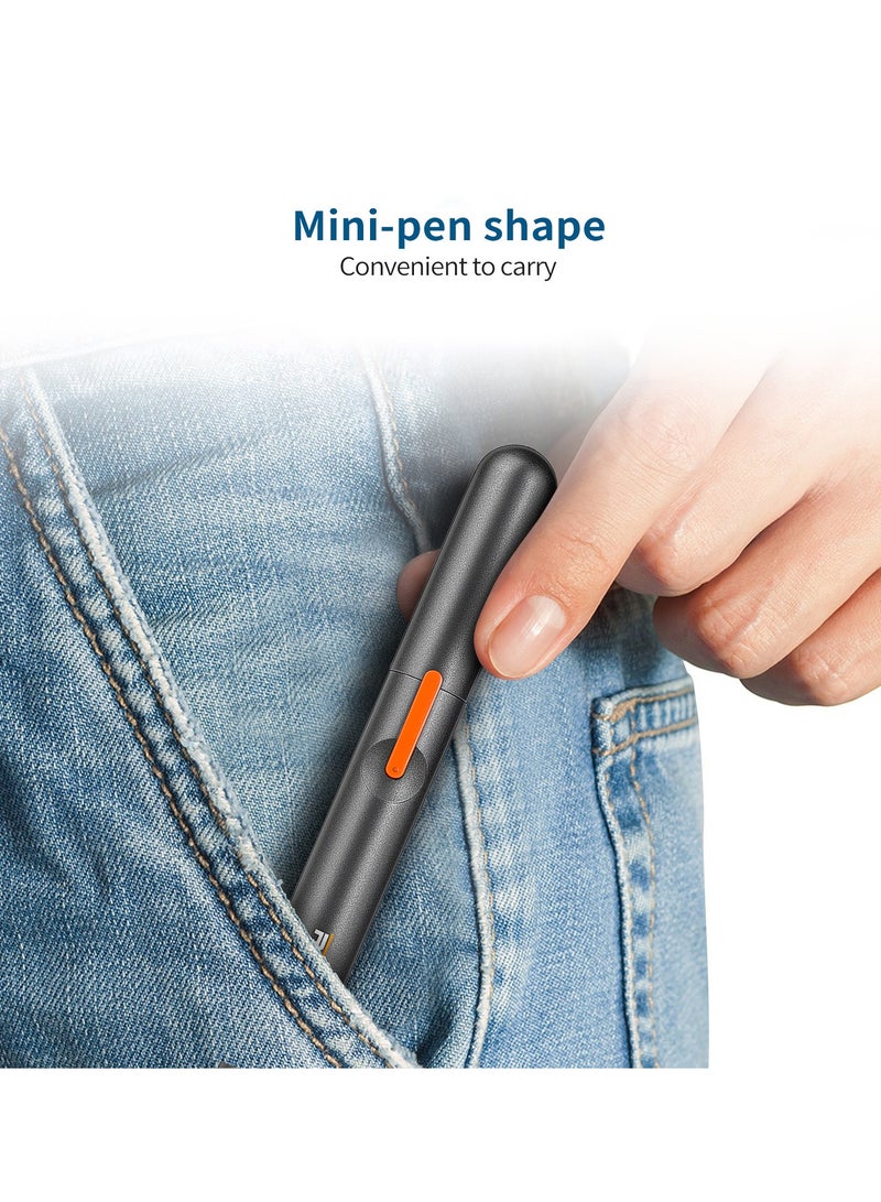 روزيابرو USB قابلة للشحن الأنف المتقلب مع شفرات مزدوجة الحافة للماء الكهربائية لسهولة التنظيف - Image 5