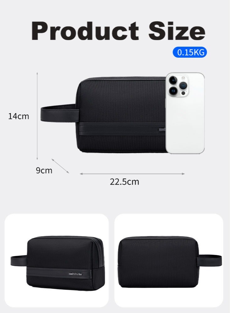 ARCTIC HUNTER Casual Clutch Bag, Durable Phone Wallet  Handbag for Men, Black - Image 3