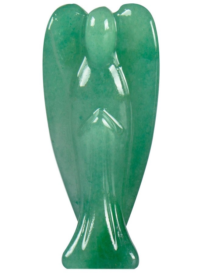 Ytbeoxk 1.8 Inch Green Aventurine Crystal,Guardian Angel Decor Figurines,Cute Figurines,Hand-Carved Angel Crystals, Crystals and Healing Stones for Room and Office Desk Decor,Angel Gifts for Women and Men - Image 1