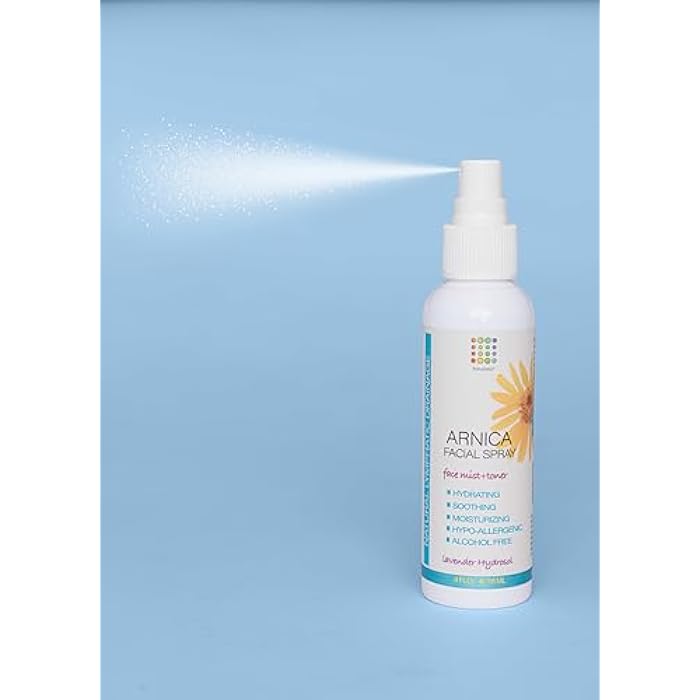 Bruizex Arnica Montana Hydrating Face Mist, Soothing & Rejuvenating Facial Spray, Face Toner for Sensitive Skin, Face Puffiness Reduction, Suitable for All Skin Types, Lavender Face Spray, 4 Fl Oz - Image 5