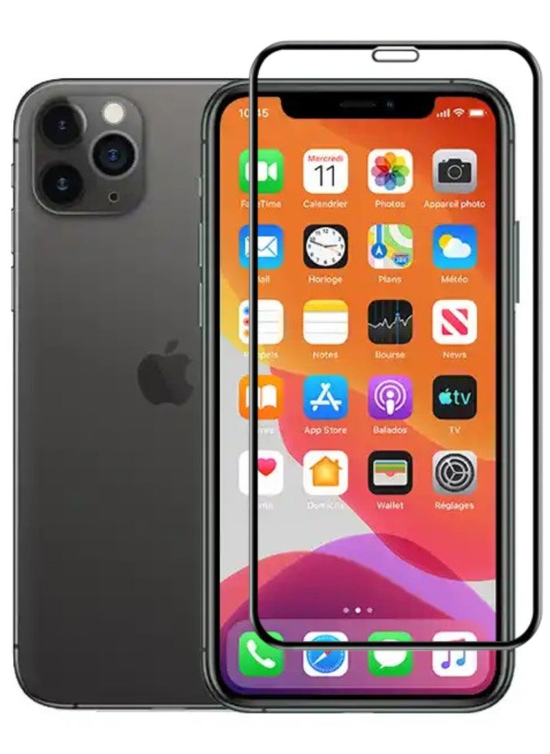 RAYON Tempered Glass Screen Protector 5D Designed For iPhone 11 Pro Max Full Screen Coverage And Bubble Free - Image 1