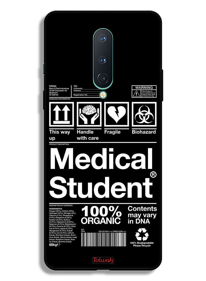 Tolwak OnePlus 8 Protective Case Cover Medical Student Sticker - Image 1