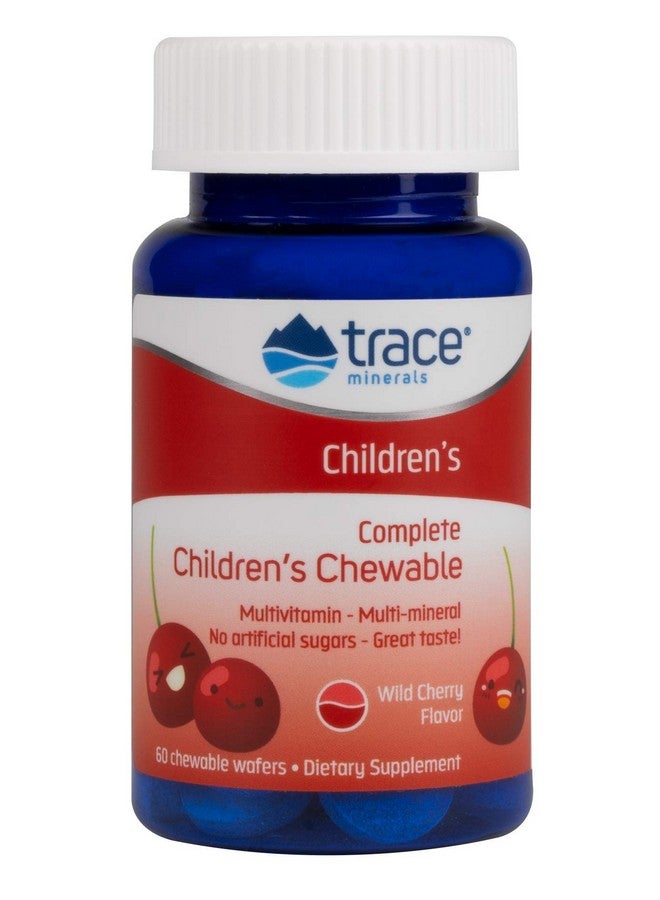 Trace Minerals Complete Children's Chewable - Gluten-Free Multivitamin for Kids - Chewable Multivitamin Supplement to Support Health & Development - 60 Chewable Wafers (30 Servings) - Image 1