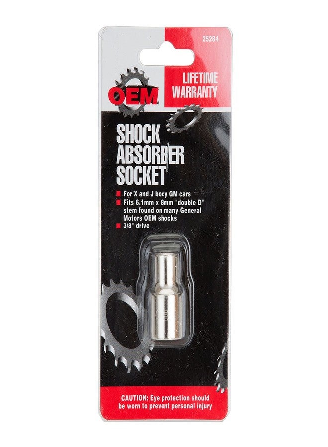 أو إي إم تولز مقبس ممتص الصدمات بمحرك 3/8 بوصة من OEMTOOLS 25284، لإزالة واستبدال ممتصات الصدمات في سيارات GM ذات الهيكل X وJ، مصمم ليناسب ساق D المزدوجة في سيارات GM - Image 5