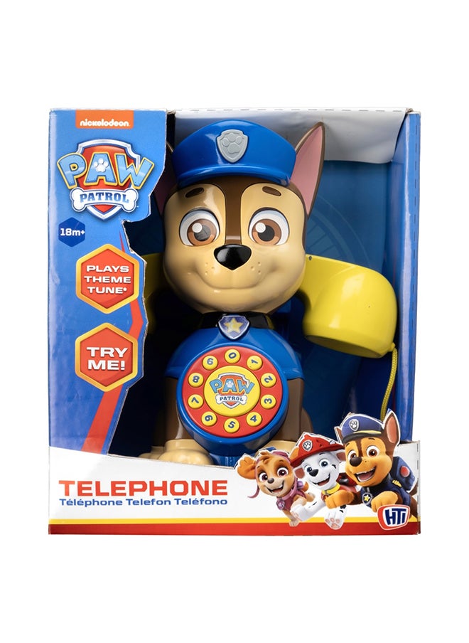 nickelodeon Paw Patrol Chase Toy Telephone | Perfect for imaginative play | Gift Ideal for ages 18 months  - Image 1