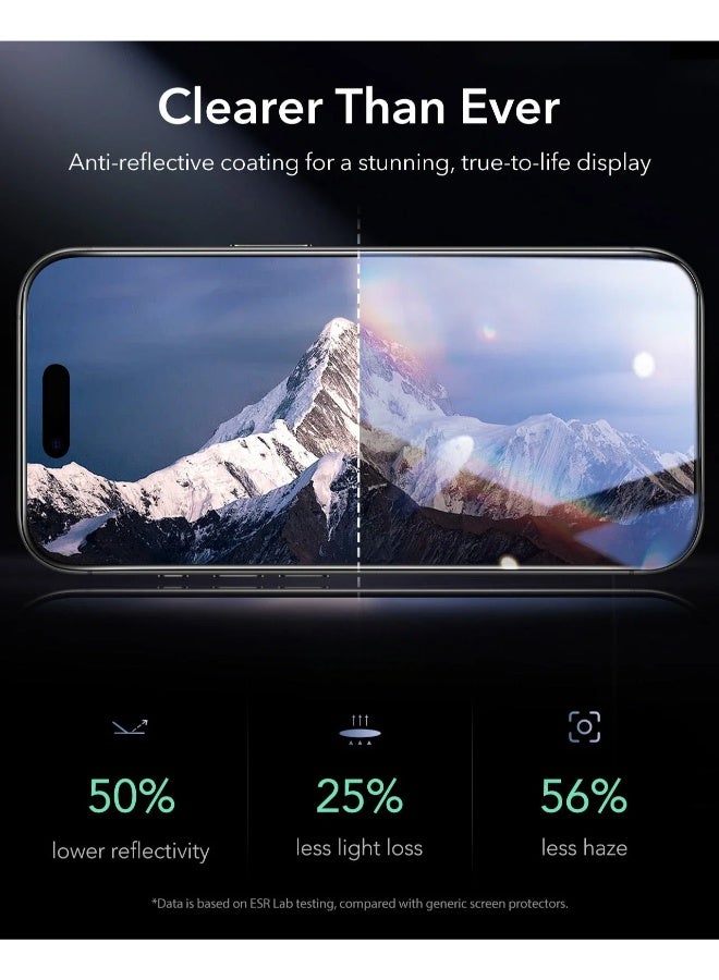 اس-توب واقي شاشة سيراميك لـ آيفون 17 برو (iPhone 17 Pro) مضاد للكسر و الخدش و بوضوح عالي UHD للجوال  من S-TOP, حماية قصوى للشاشة من الخدوش والكسر - Image 2