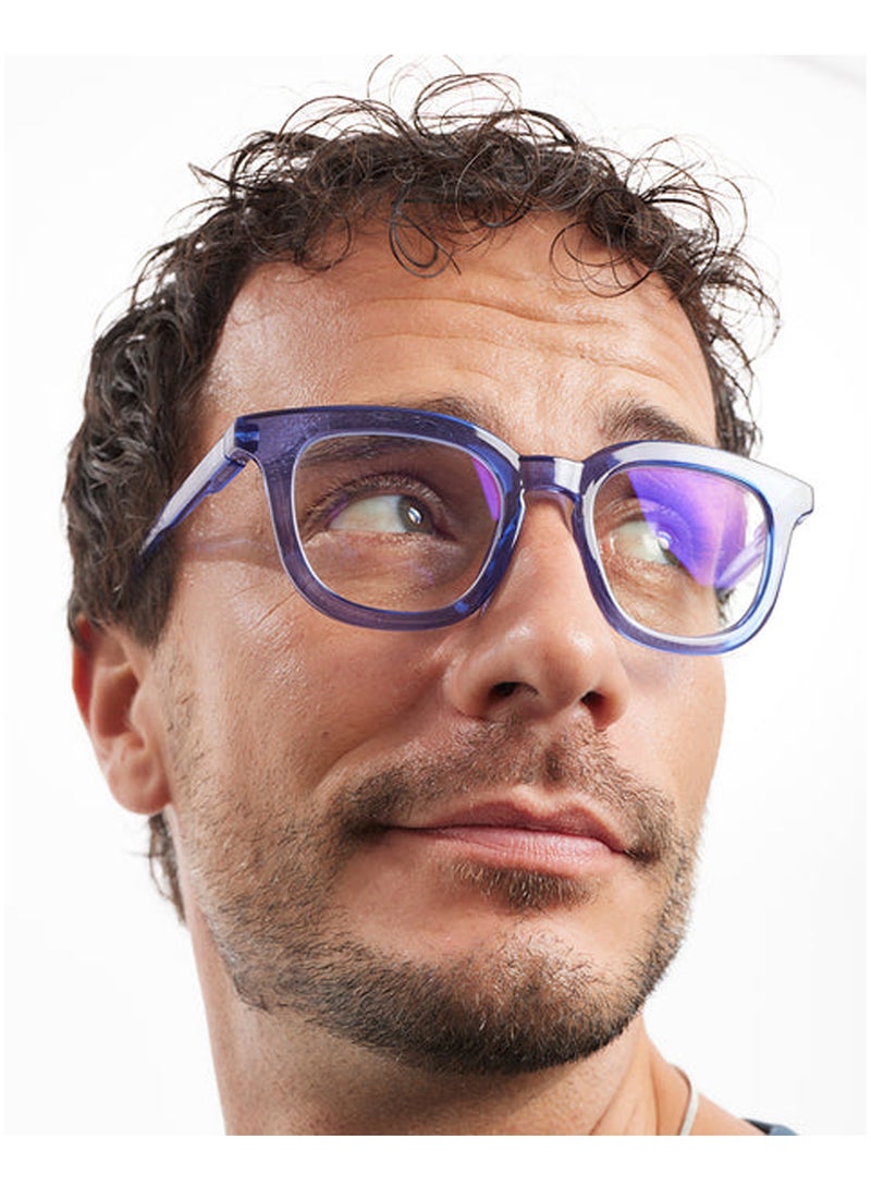 BARNER Osterbro Glossy Aqua - Rectangular Glasses - Image 2