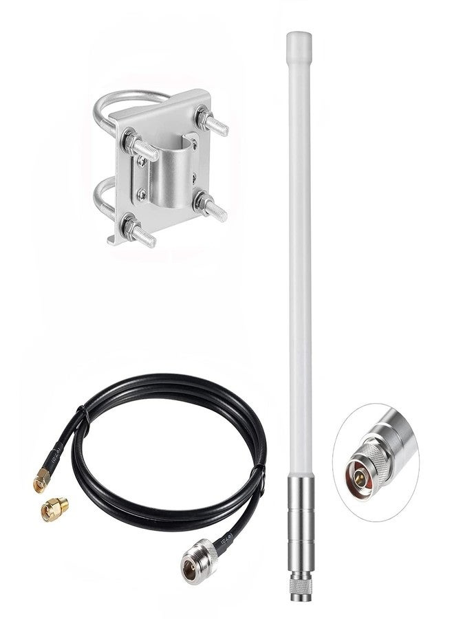 eifagur Lora 915mhz Antenna 5.8dbi Long Range Antenna with 10ft Cable for Helium Hotspot Nebra Bobcat 300 SenseCAP M1 Hotspot Finestra HNT Miner& Meshtastic LORA32 915MHz ESP32 LoRa OLED Board - Image 1